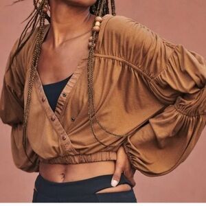 Fp movement Dakota long sleeve cropped top